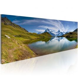Canvas Print - Mountain lake 120x40