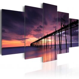 Canvas Print - Coast before the dusk