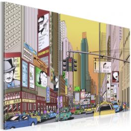 Canvas Print - Cartoon city