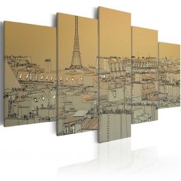 Canvas Print - Good old Paris (Vintage)