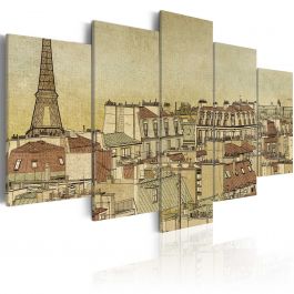 Canvas Print - Parisian past centuries
