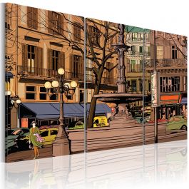 Canvas Print - Calm evening in Paris