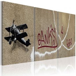 Canvas Print - Airplane (Bansky)