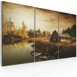 Canvas Print - Idyllic village - triptych