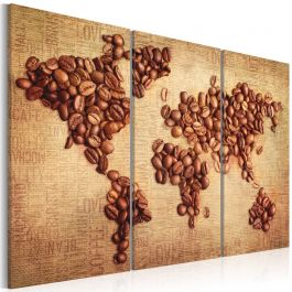 Πίνακας - Coffee from around the world - triptych