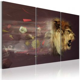 Canvas Print - lion (abstract)