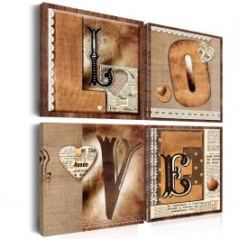 Canvas Print - Book of love