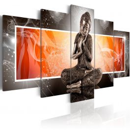 Canvas Print - Buddha and ornaments