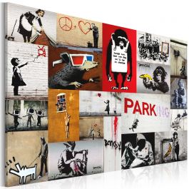Canvas Print - Banksy - collage