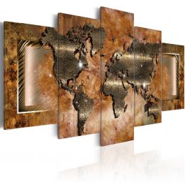 Canvas Print - Steel Map