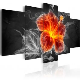 Canvas Print - Smoky flower