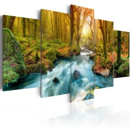 Canvas Print - Morning on the river