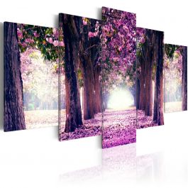Canvas Print - Purple avenue