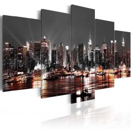 Canvas Print - Grey city