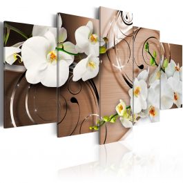 Canvas Print - Ivory orchids