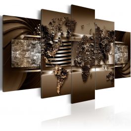 Canvas Print - Chocolate Map