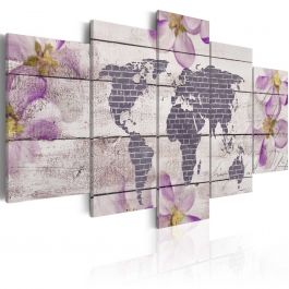 Canvas Print - Romantic World Map