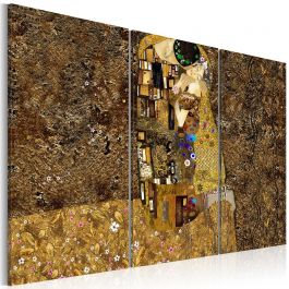 Canvas Print - Klimt inspiration - Kiss