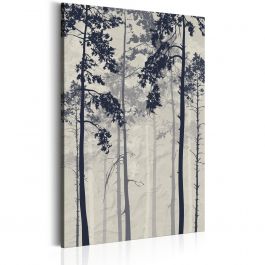 Canvas Print - Forest In Fog