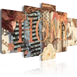 Canvas Print - Home (Retro)
