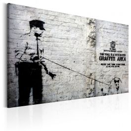 Πίνακας - Graffiti Area (Police and a Dog) by Banksy