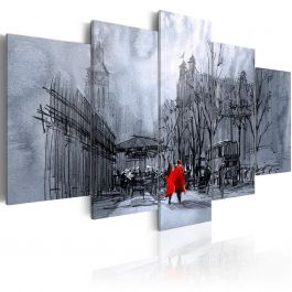 Canvas Print - Blue Walk
