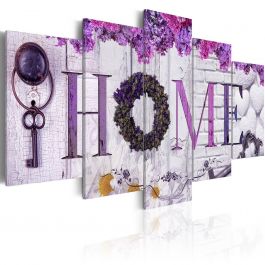 Canvas Print - Purple House