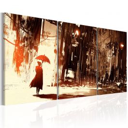 Canvas Print - City in the Rain