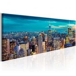 Canvas Print - Blue Metropolis