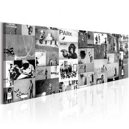 Canvas Print - Banksy: Graffiti Collage II