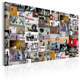 Canvas Print - Art of Collage: Banksy