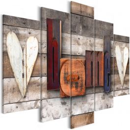 Canvas Print - Enchanted Cottage (5 Parts) Wide 225x100