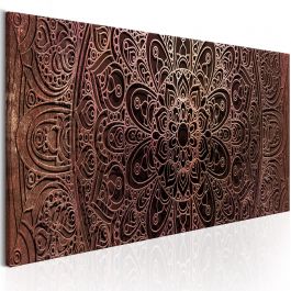Canvas Print - Mandala: Amber Silence