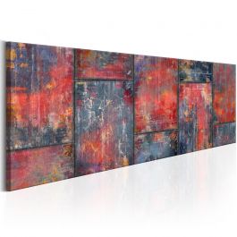 Πίνακας - Metal Mosaic: Red