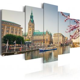 Canvas Print - Spring in Hamburg