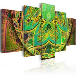 Canvas Print - Mandala: Green Energy