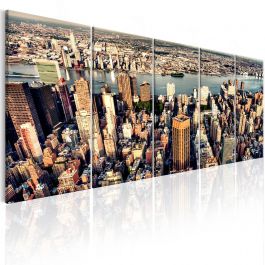 Canvas Print - Flight over New York