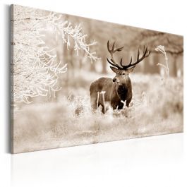 Canvas Print - Deer in Sepia