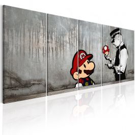Πίνακας - Mario Bros on Concrete