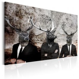 Canvas Print - Deer in Suits