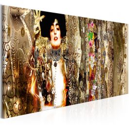 Canvas Print - Judith and Flowers (1 Part) Narrow