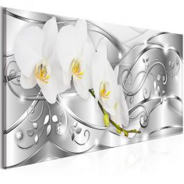 Canvas Print - Flowering (1 Part) Narrow Silver