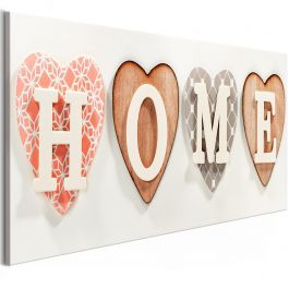 Canvas Print - Four Hearts (1 Part) Narrow