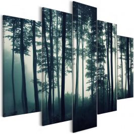 Canvas Print - Dark Forest (5 Parts) Wide