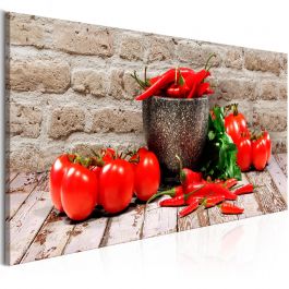 Canvas Print - Red Vegetables (1 Part) Brick Narrow