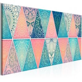 Canvas Print - Oriental Triangles (1 Part) Narrow