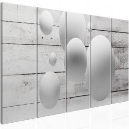 Canvas Print - Balls and Boards (5 Parts) Narrow