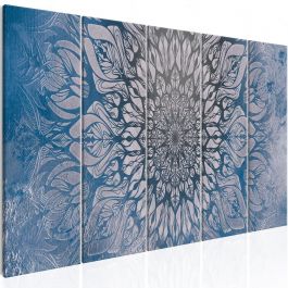Canvas Print - Hypnosis (5 Parts) Blue Narrow