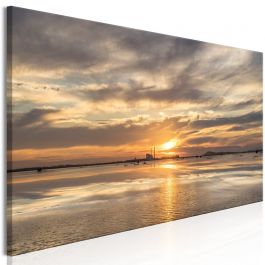 Canvas Print - Cloudy Evening (1 Part) Narrow