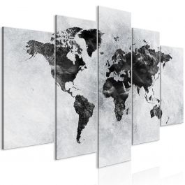 Canvas Print - Concrete World (5 Parts) Wide